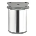 Möbelfuß DAP II Chrom Höhe 60 mm Ø 40 mm Schrankfuß Stellfuß höhenverstellbar von SO-TECH