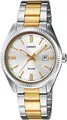 CASIO TIMELESS COLLECTION Quarzuhr LTP-1302PSG-7AVEG, Armbanduhr, Damenuhr, analog, Datum, Edelstahlarmband