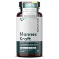 Solvisan® MANNES KRAFT hochdosiert mit Zink für eine normale Fruchtbarkeit ergänzt um Selen, Maca, Tribulus, Bockshornklee und Ginko - aus Deutschland - 60 Kapseln