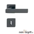 Hoppe Türdrücker Austin Rosette BB Alu schwarz matt Türgriff Türbeschlag