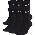 Nike Everyday Cushion Band Crew-socken 6 Paare Schwarz EU 42-46 Mann Schwarz EU 42-46 - Schwarz - L