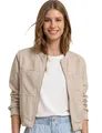 Street One Jacke im Washed-Look mit Zipper