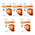 10 Glühlampen Glasquetschsockeln 12V W3W OSRAM ORIGINAL LINE Doppelblister