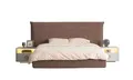 Luxusbett Designbett Bettenanlage Bettrahmen Schlafzimmer Bett Nachttisch 3tlg.