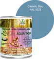 Contura 750ml. Möbellack Lack für Kinderspielzeug Buntlack DIN EN71/3 Buntlack Holzlack - RAL 5024 Castello Blau