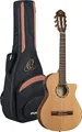 Ortega Guitars Konzert Gitarre Elektro-Akustisch – 3/4 – Family Series – Inklusive Gig Bag – Fichte/Mahagoni, Natur (RCE125-3/4)