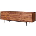 WOHNLING HiFi Lowboard WL5.636 Sheesham Massivholz 147x50x38cm
