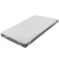 Montafox Matratzenschoner 90 x 200cm | Matratzenauflage | Matratzenschutz | Wasserdicht | Atmungsaktiv | Inkontinenzunterlage | Bettunterlage | Bettlaken | Topper Schoner | Waschbar | 4 Eckgummis