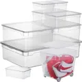 Box 'Men Shoe' 10 l CLEAR, Ausführung:10 Liter - Transparent