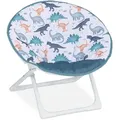 Relaxdays Moonchair, Hellblau, Textil, Metall, Kunststoff, Tiere, 1-Sitzer, 50x47x48 cm, Kinder- & Jugendzimmer, Kindermöbel, Kindersitzmöbel & -tische, Kindersessel & -sofas