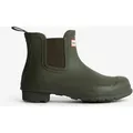 Hunter Original Chelsea Boot Dark Olive Größe EU 42 - Olive - 42