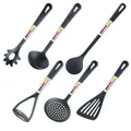 Westmark Küchenhelfer Set - 6-teilig - inkl. Pfannenwender, Kartoffelstampfer, S
