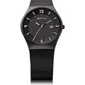 Bering Uhr - Solar Herrenuhr mit Saphirglas - Slim Solar Collection... - Schwarz