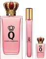 Dolce & Gabbana D & G Q Queen Damen set Eau de Parfum EDP 100ml - 5ml - 10ml Box