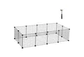 SONGMICS, Kleintiergehege, Freilauf, Metallgitter, DIY