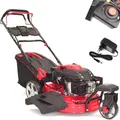 Benzin Rasenmäher 53cm Trike E-Start Rad-Antrieb Akku Elektrostart 3-Rad 55824