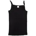 HERMKO Achseltop 2460 100 % Bio-Baumwolle, Trägerhemd, Spaghettiträger, Top, basic, weich schwarz 140