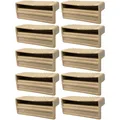 10x Lattenhalter Monolatte 63 x 8 mm Kunststoff für Lattenrost Holzrahmen Bett