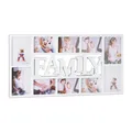 Bilderrahmen familie Fotorahmen für 10 Bilder Wandbilderrahmen 820 g Kunststoff