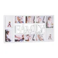 Bilderrahmen familie Fotorahmen für 10 Bilder Wandbilderrahmen 820 g Kunststoff