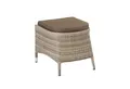 LC Garden Polsterhocker Hocker Fußbank Turin Dining natur
