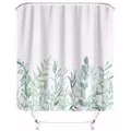 M&W DAS DESIGN Duschvorhang Shower curtains Anti schimmel Waschbar Grüne Pflanzen Breite 180 cm 180 cm x 180 cm