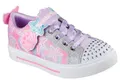 Skechers TWINKLE SPARKS Sneaker Blink,-Schlupfschuh mit Glitzer+Strass, Größenschablone zum Download