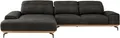 Musterring Wohnlandschaft MR 2490 Ecksofa mit erstklassigem Sitzkomfort, Long-Life-Leder, Bronze-Fuß Sitzhöhe 46cm, wahlweise mit Funktionen, Maße 342 x 207 cm