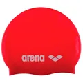 Arena - Classic Silicone - Badekappe rot/weiß