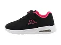 Kappa 95K0663006 Sneaker, Black-pink, 28 EU