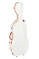 GEWApure Celloetui Polycarbonat, Modell FUN, weiss-orange