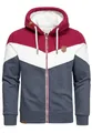 Amaci&Sons Kapuzenpullover ARDMORE Sweatjacke im Block-Design Herren Kapuzenpullover Pullover Hoodie Zipper Jacke