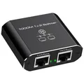 VEDINDUST LAN Splitter 1 auf 2 1000Mbps Ethernet Splitter 2 Port Mit Type-C-Netzkabel Gigabit Switch für Computer, Hub, Router, Set-Top Box, Digital TV, et