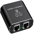 Lan Splitter 1 auf 2 1000Mbps Ethernet Splitter 2 Port Gigabit Switch
