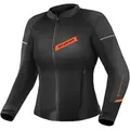 SHIMA X-Mesh 2.0 Damen Motorrad Textiljacke, schwarz-rot, Größe M
