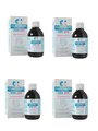 4x Curasept Mundspülung ADS 205 mit 0,05 Chlorhexidin Zahnfleischentzündung