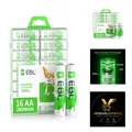 EBL Akku AA 2800mAh 16 Stück Wiederaufladbar Hohe