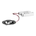 Brumberg BB03 LED-Einbaustrahlerset, nickel matt, 630 lm, 3.000 K 39363153