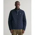 Gant für Herren. 7006340 Marineblauer Steppmantel (4XL), Lässig, Polyester, Langarm