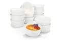 com-four Auflaufform Ragout Fin Schale - Soufflé Förmchen, (12-St), Creme Brulee Schälchen aus Keramik - Ofenfeste Förmchen