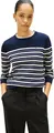 Tommy Hilfiger Damen CO Jersey FINE GG LS C-NK SWT WW0WW44984 Pullover Sweater, Blau (Dark Night Navy/Calico Multi STP), XL, Blau (Dark Night Navy/Calico Multi STP), XL