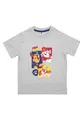 Paw Patrol T-Shirt für Jungen Chase, Marshall & Rubble Kinder Shirt kurzärmlig Grau (DE/NL/SE/PL, Numerisch, 122, 128, Regular, Grau)