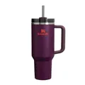STANLEY 1913 Quencher H2.0 Flowstate Trinkflasche Mit Strohhalm 1.2L - Thermobecher Kühlt 11 Stunden - 48 Stunden Eisgekühlt - Spülmaschinenfest - Thermosflasche BPA Frei - Edelstahl - Plum