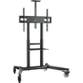 Mobiler TV-Ständer für 55"-90" max 75 kg, schwarz TS1871