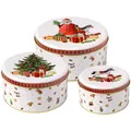 Villeroy & Boch Winter Collage Keksdosen-Set 3-teilig - verschiedene Größen