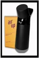 AIR UP Trinkflasche aus Edelstahl Steel Pitch schwarz 480ml mit 3 zufällige Pods