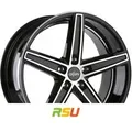 Oxigin 18 Concave black full polish HD 9x20 ET28 - LK5/112 ML66.6 Alufelge schwarz