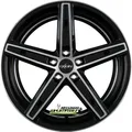4x Oxigin 18 Concave black full polish HD 9x20 ET28 - LK5/112 ML66.6 Felge Alu