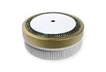 NEMAXX M1-Mini VdS G216020 EN14604 10 Jahre 85dB 3V Lithium Hush Gold 1x Rauchmelder (Photoelektrisch, LED-Status, Prüftaste, Batteriewarnung pausierbar)