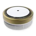 1x Mini Rauchmelder Rauchwarnmelder EN14604 VdS 10 Jahre 85 dB Hush Gold Ø 71,6